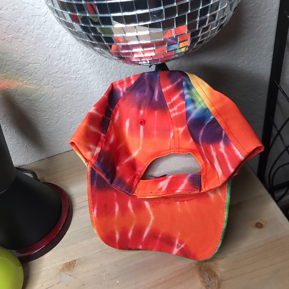 🌈Rainbow Tie-Dye baseball cap - Picture 3 of 5